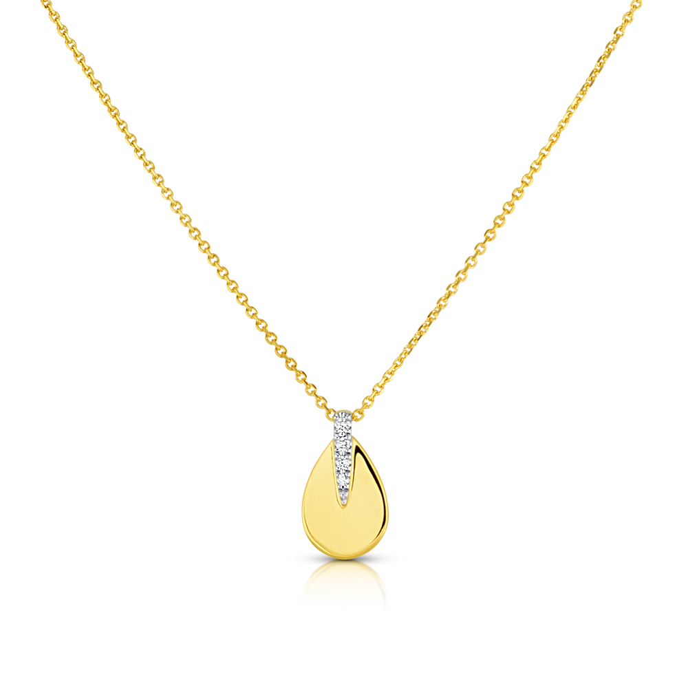 View Diamond P/S And Bar Mini Pendant With Chain