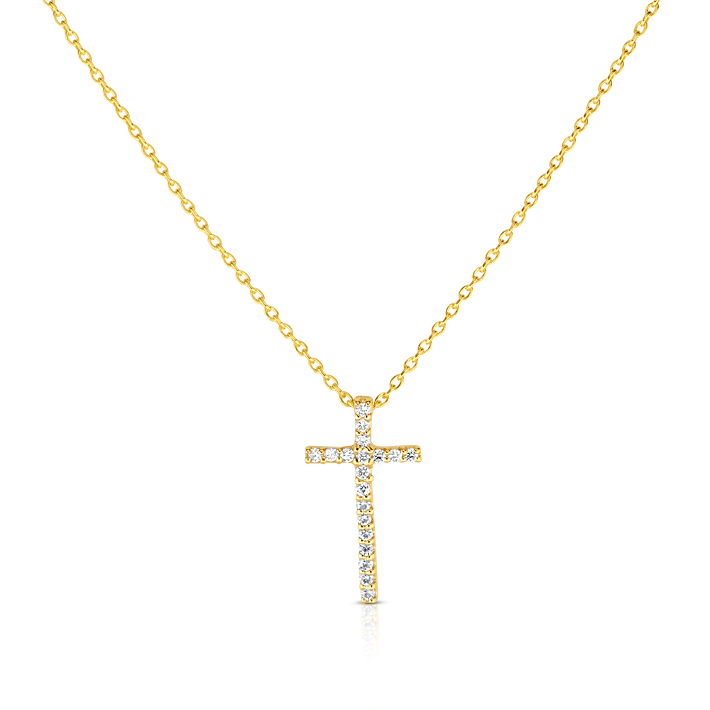 View Diamond Cross Pendant With Chain