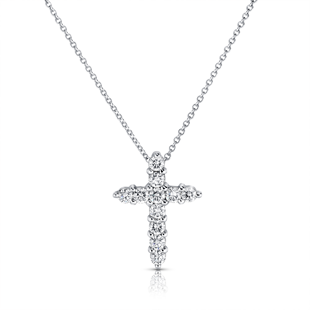 View Diamond Cross Pendant With Chain