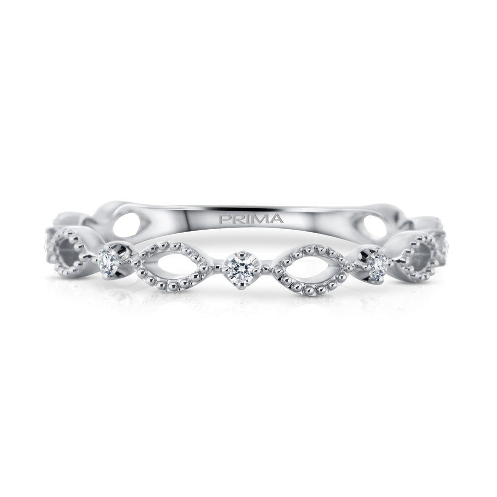 View Diamond Marquee Beaded Ring