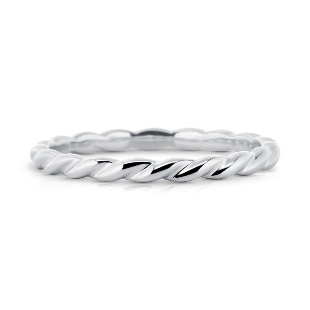 View Gold Twist Eternity Band